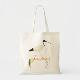 Ibis Illustration & Thoth Hieroglyphischer T - Shi Tragetasche