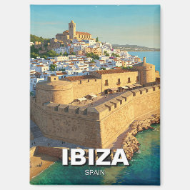 Ibiza Dalt Vila Spanien Reisen Magnet