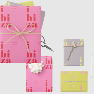 Ibiza Eivissa Spanien España Geschenkgutscheine Geschenkpapier Set