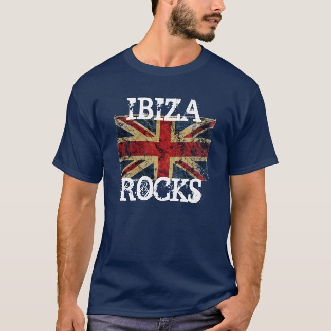 Ibiza Felsen T-Shirt (Vorderseite)