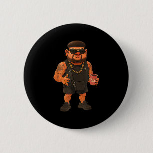 Ibiza Final Boss Meme Funny Holiday Haircut Jokes Button