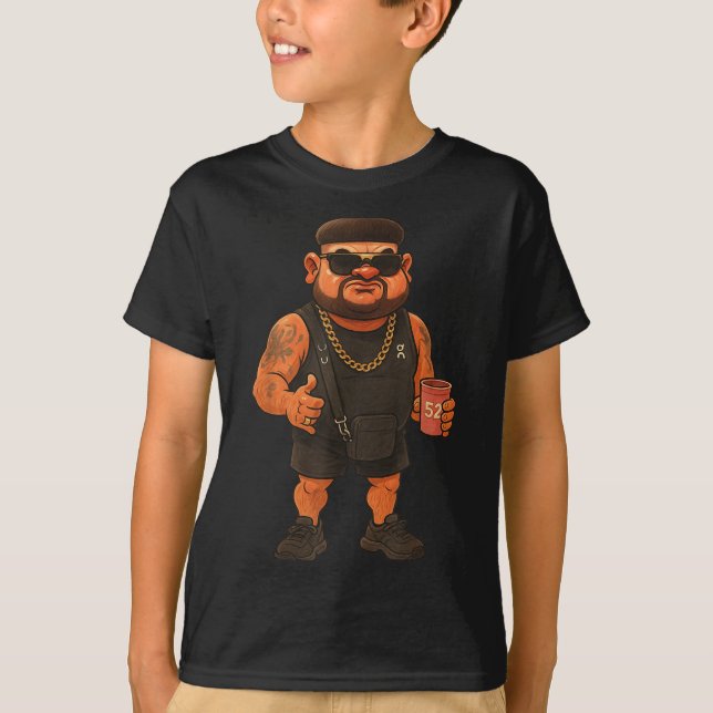 Ibiza Final Boss Meme Funny Holiday Haircut Jokes T-Shirt (Vorderseite)