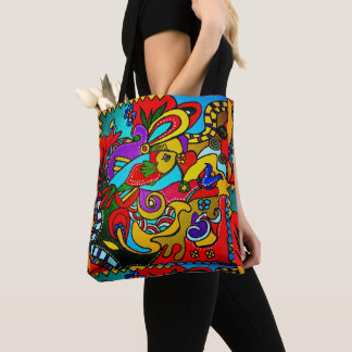 Ibiza Happy-Art-Schoudertas Tasche