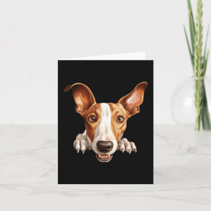 Ibiza-Podenco-Hundemutter-Vater-lugender-Welpe Karte