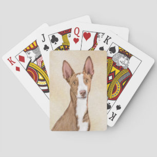 Ibiza-Podenco-Malerei - Süße originelle Hundekunst Spielkarten