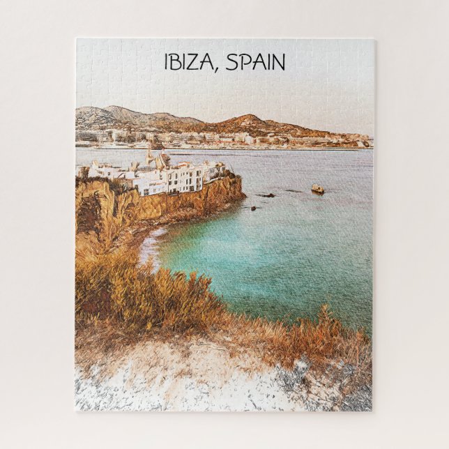 Ibiza Spain Baleares Insel Landschaft (Vertikal)
