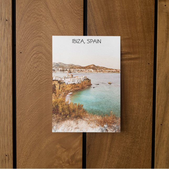 Ibiza Spain Baleares Insel Landschaft Postkarte (ibiza spain baleares island postcard)