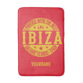IBIZA Spanien - Bassmatte für Monogramm Badematte