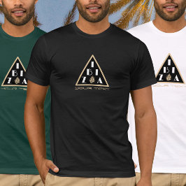 Ibiza-Spanien-Logo moderne Schwarz-weiße Aufkleber T-Shirt
