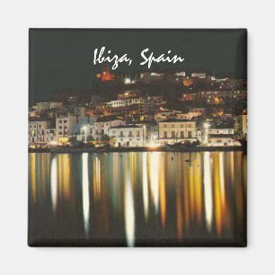Ibiza Spanien Nachtzeit-Kühlschrankmagnet-Andenke Magnet