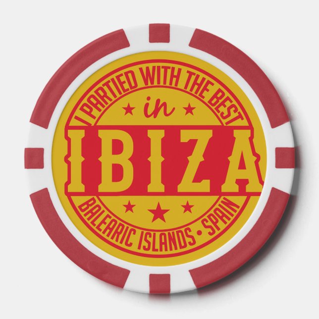 IBIZA Spanien Poker Chips (Vorderseite)