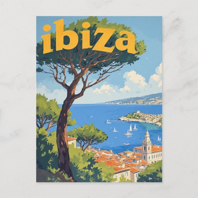 Ibiza Spanien Postkarte (Vorderseite)