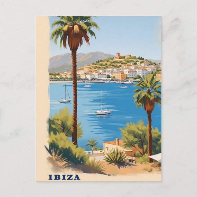Ibiza Spanien Postkarte (Vorderseite)