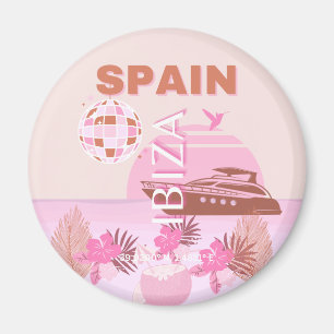 Ibiza, Spanien, Reisen Kunst, Preppy Art, Pasta Magnet