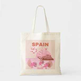 Ibiza, Spanien, Reisen Kunst, Preppy Art, Pasta Tragetasche