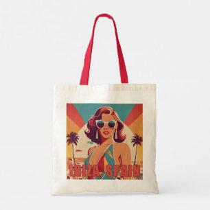 Ibiza, Spanien Reiseplakat Tragetasche