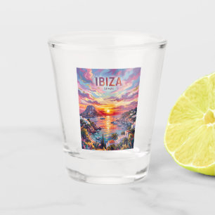 Ibiza Spanien Schnapsglas