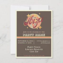 Ibiza Spanien thematische Party Einladung eivissa