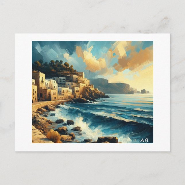 Ibiza, Spanische Küste, Postkarte (Vorderseite)