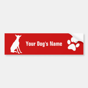 Ibizan Hound ビ ザ ハ ・ ド ウ Autoaufkleber