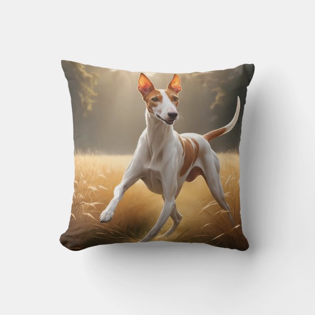 Ibizan Hound Elegant Throw Kissen (Vorderseite)