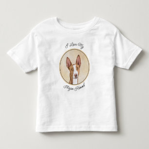 Ibizan Hound Malerei - Niedliche Original Hunde Ku Kleinkind T-shirt