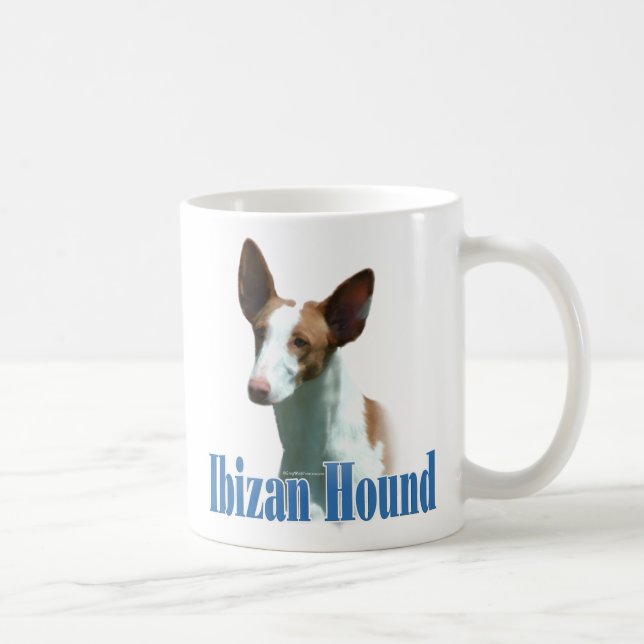 Ibizan Hound Name Kaffeetasse (Rechts)