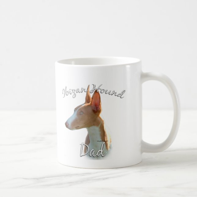 Ibizan Hound Vater 2 Kaffeetasse (Rechts)