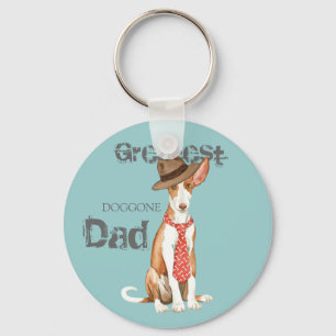 Ibizan Hound Vater Schlüsselanhänger