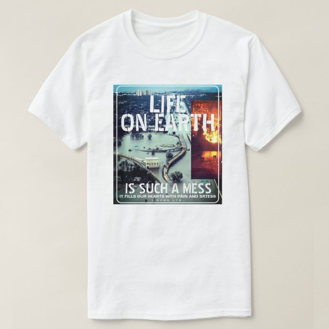 IBONELTD. LIFE ON EARTH 2d T-Shirt (Design vorne)