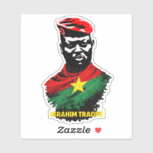 Ibrahim Traoré Autocollant Panafricain – Burkina F