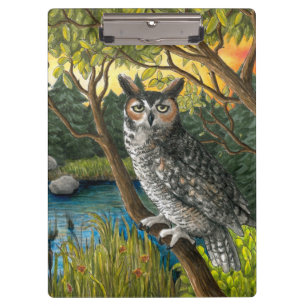IBRD 68 Owl Klemmbrett