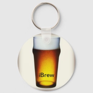 iBrew Ale Glass Schlüsselanhänger