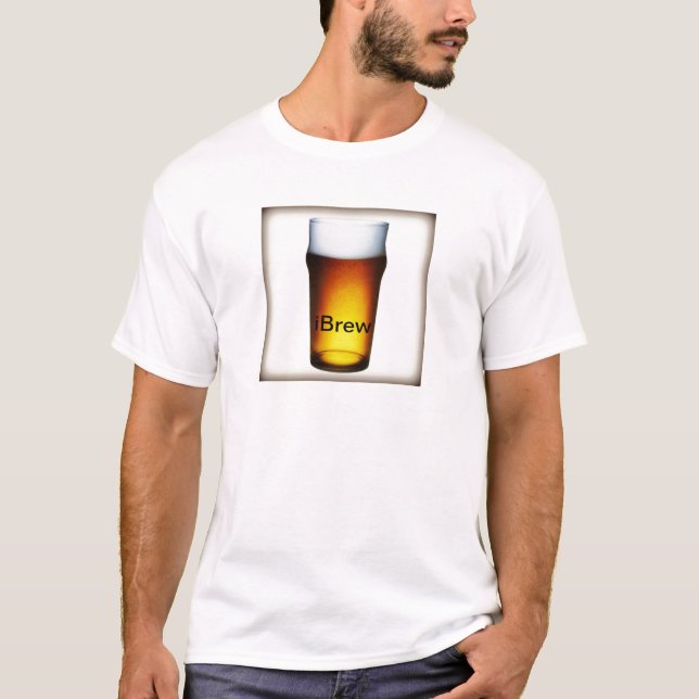 iBrew Ale Glass T-Shirt (Vorderseite)