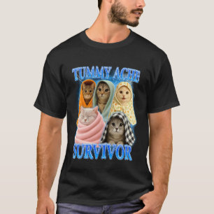 IBS Bauchschmerz Mein Bauch Tut Weh Katzen-Meme Ba T-Shirt