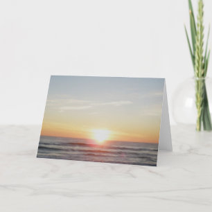 IBSP-Sunset-Note-Karte Feiertagskarte