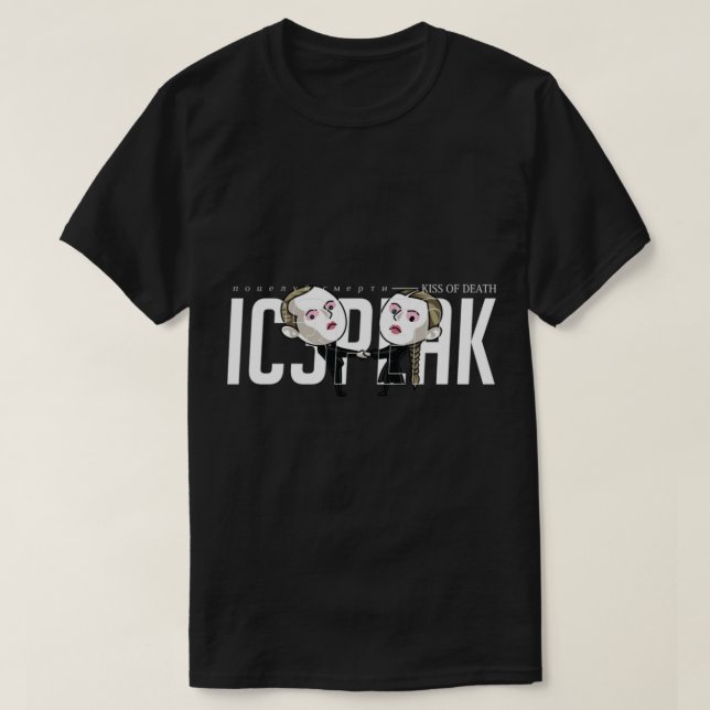 IC3PEAK Kuss zum Tod T-Shirt (Design vorne)