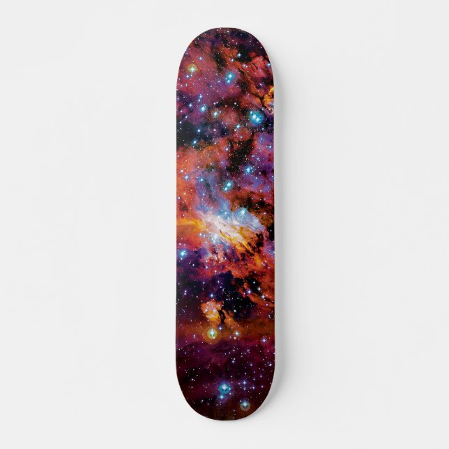 IC 4628 Prachtnebel - Farbiges Außenraumgebälk Fot Skateboard (Vorne)