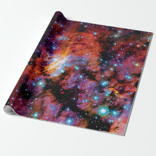 IC 4628 Prawn-Nebel - Farbintensives Weltraumfoto Geschenkpapier