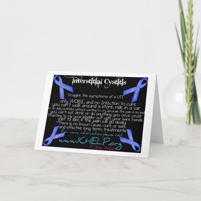 IC-Bewusstseinsgrußkarte 1 Karte (Vorderseite)