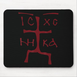 Ic Xc Nika Cross Christlich-orthodox Funny Christo Mousepad
