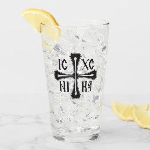 IC XC NIKA Kreuz Glas