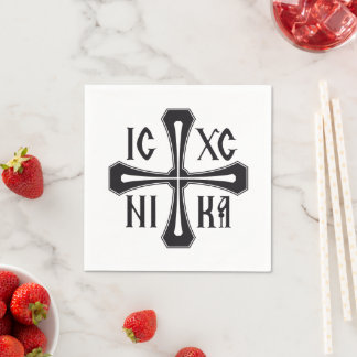 IC XC NIKA Kreuz Serviette