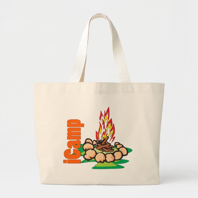 iCamp Camping Shirt Jumbo Stoffbeutel (Vorne)