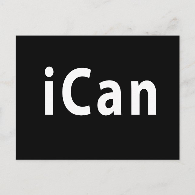 iCan - ZOLLBAR Postkarte (Vorderseite)