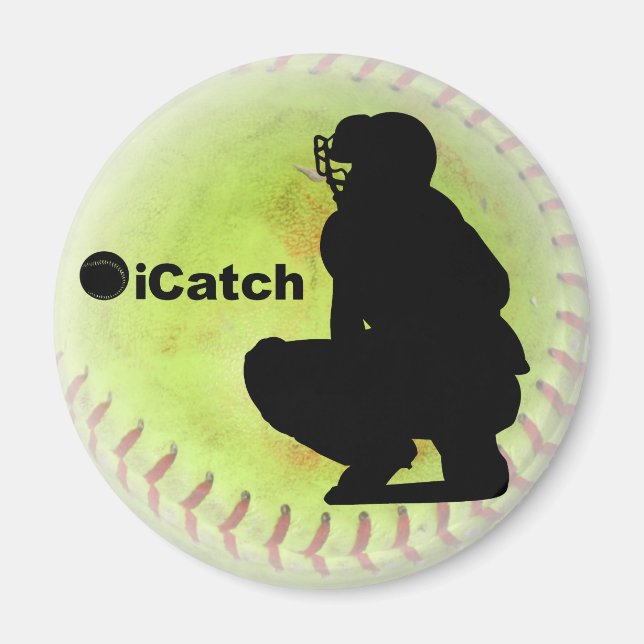 iCatch Fastpitch Softball Magnet (Vorne)