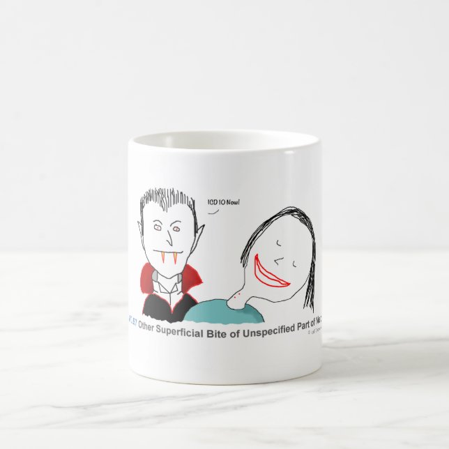 ICD-10: S10.97 anderer oberflächlicher Biss Kaffeetasse (Mittel)