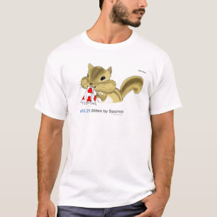 ICD-10: W53.21 gebissen durch Eichhörnchen T-Shirt