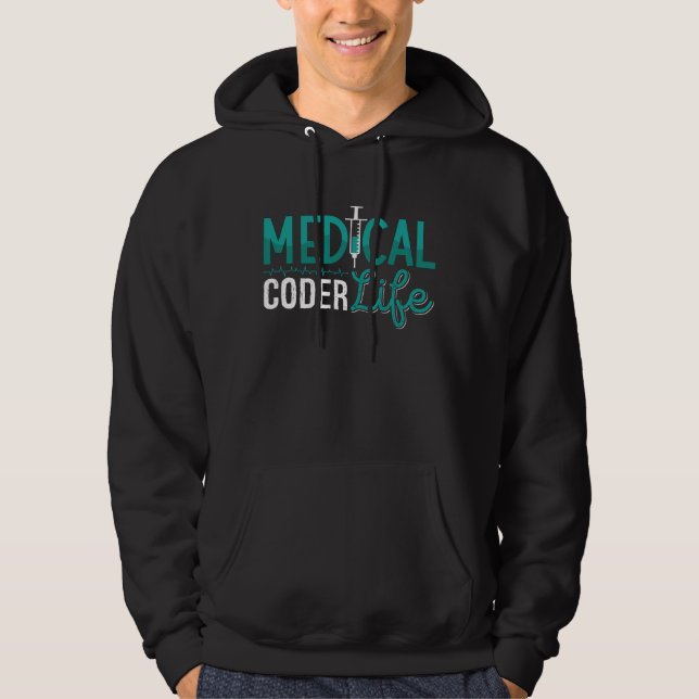 ICD Coding Programmer für medizinisches Coder Life Hoodie (Vorderseite)