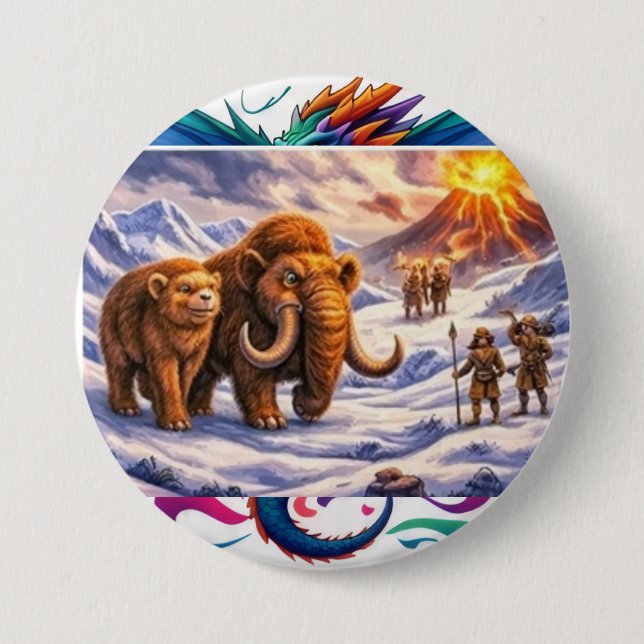 Ice age Encounter  Button (Vorderseite)